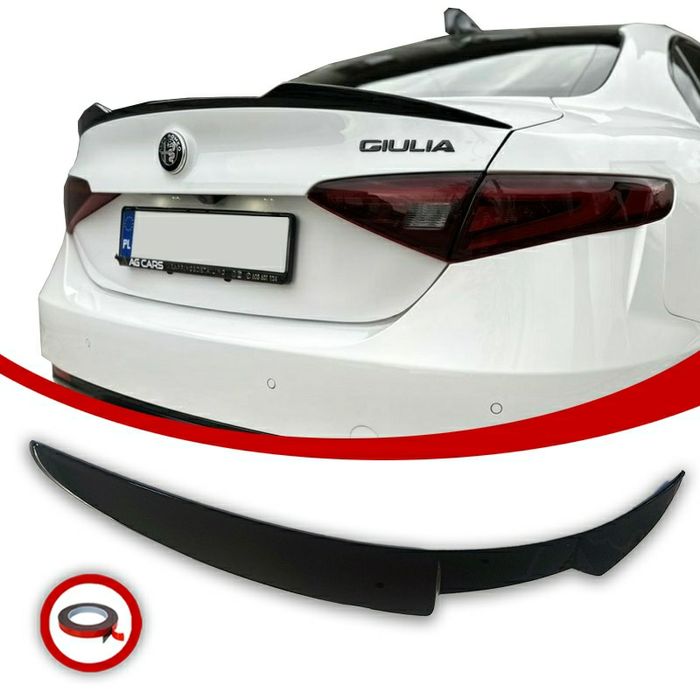 Alfa Romeo GIULIA lotka dokładka spoiler czarny połysk
