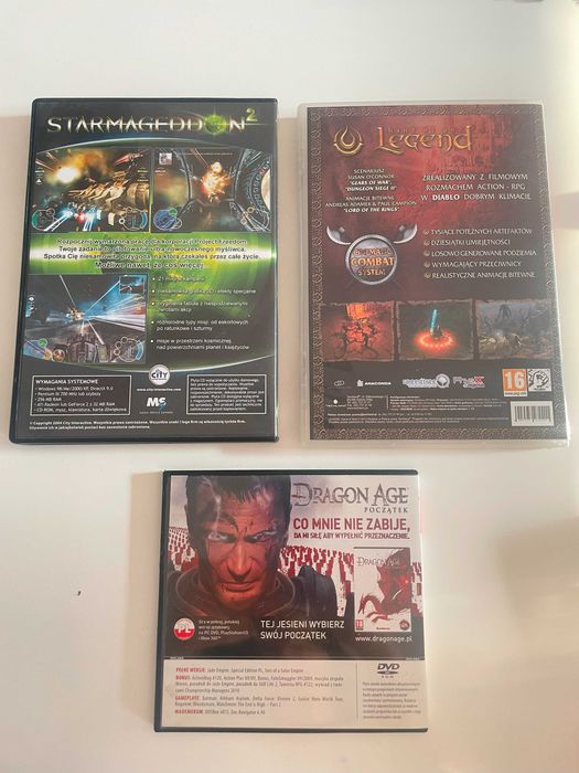Gry na PC "Legend hand of good" i Starmageddon + dwie dodatkowe gry