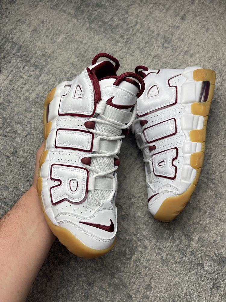 Nike Air More Uptempo 38.5 Burgund White *NOWE*