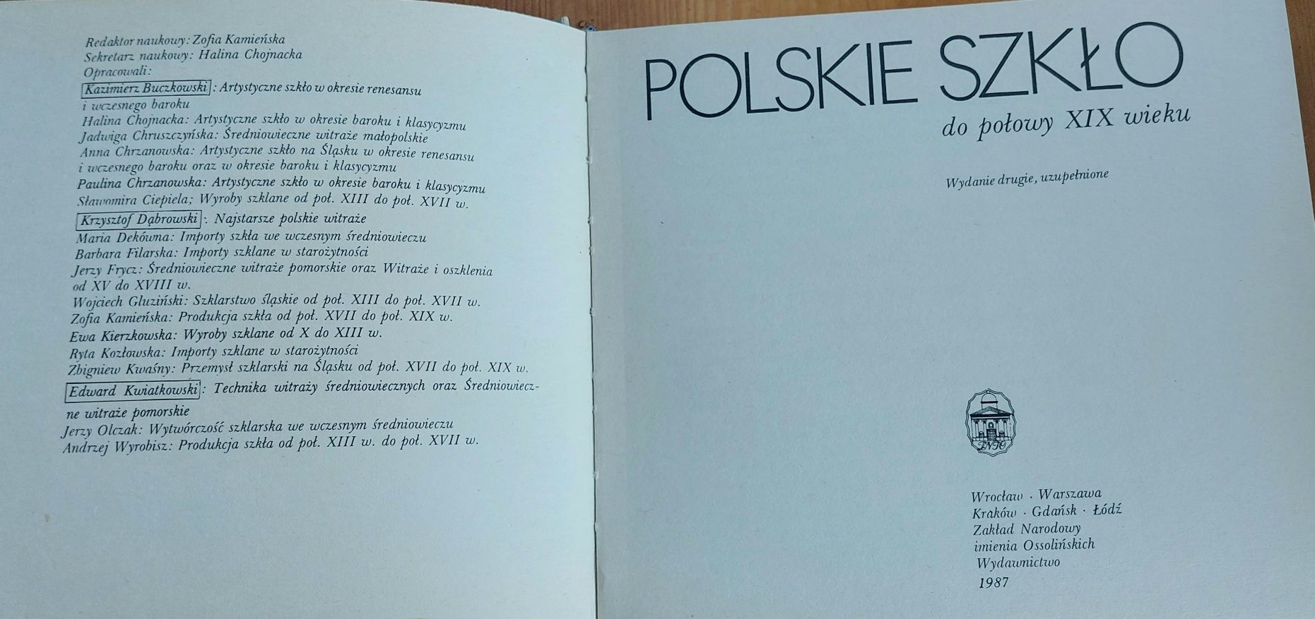 Polskie szkło do połowy XIX wieku