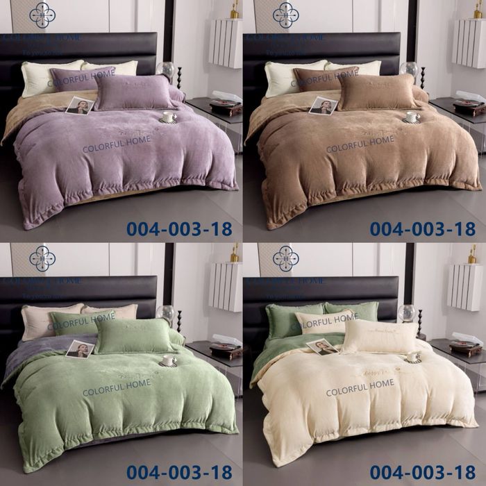 Приємна мʼяка тепла двосторонні плюшеві велюрові комплекти білизни C/H