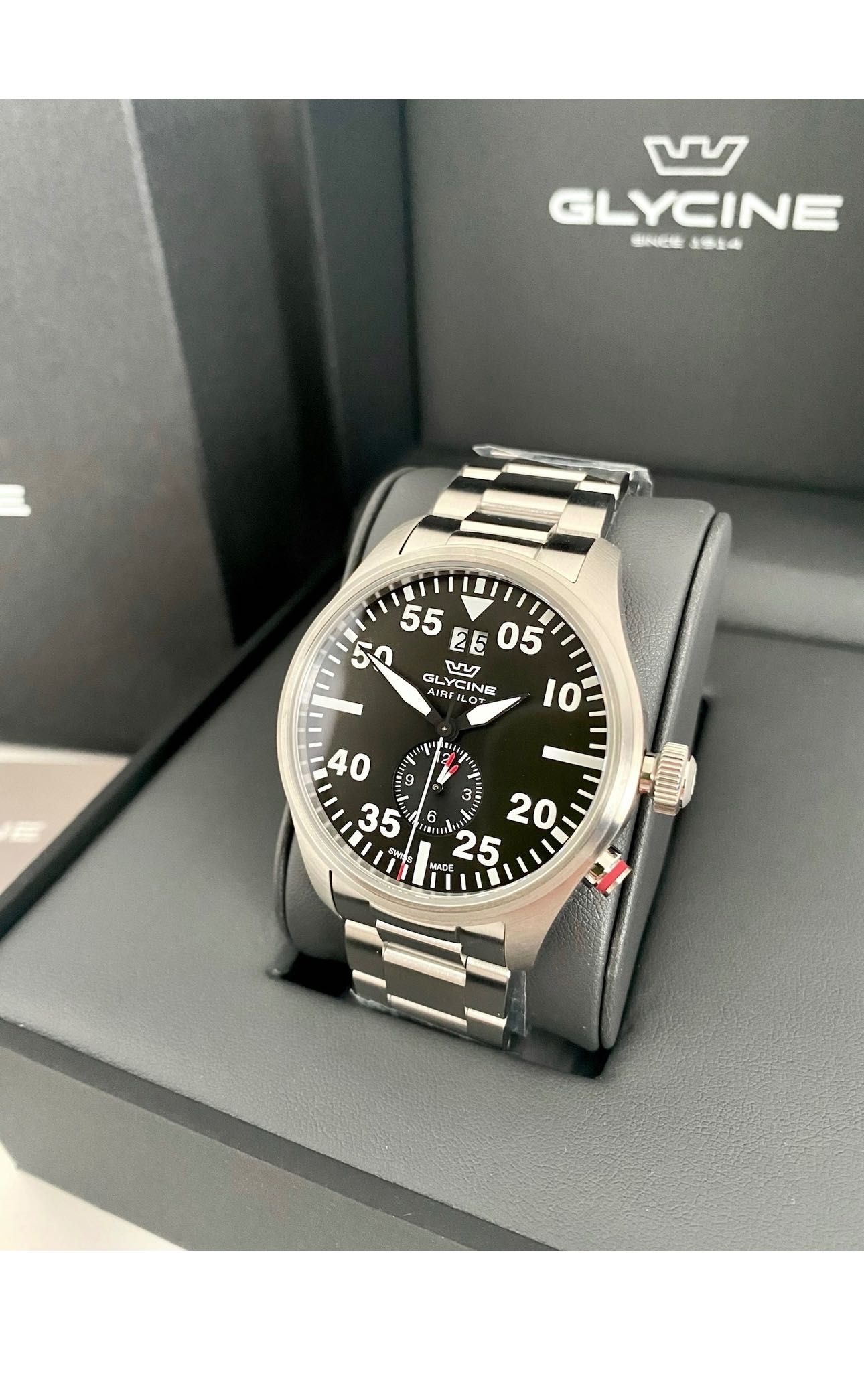 Glycine Мужские швейцарские часы хронограф Чоловічий годинник оригінал