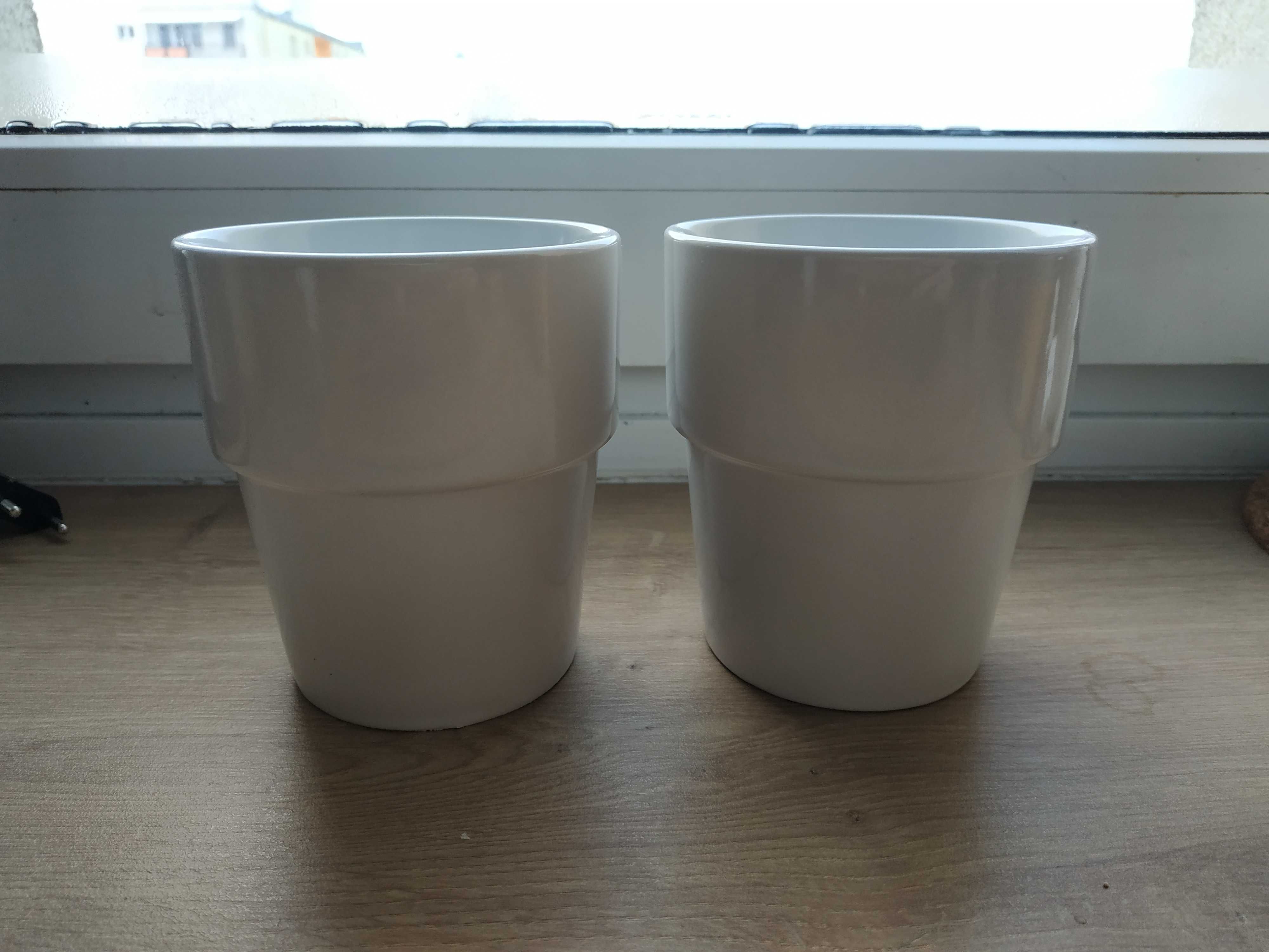 Dwa kubki porcelanowe 500 ml Ceramika Tułowice