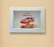Moldura com supra hotwheels