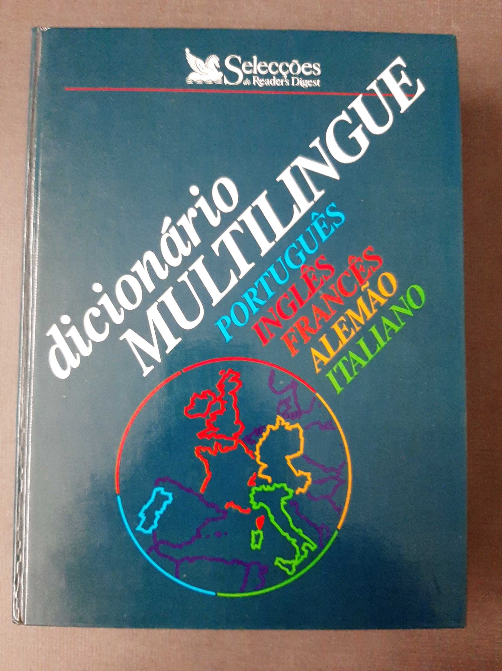 Dicionário Multilingue - Português, Inglês, Francês, Alemão, Italiano