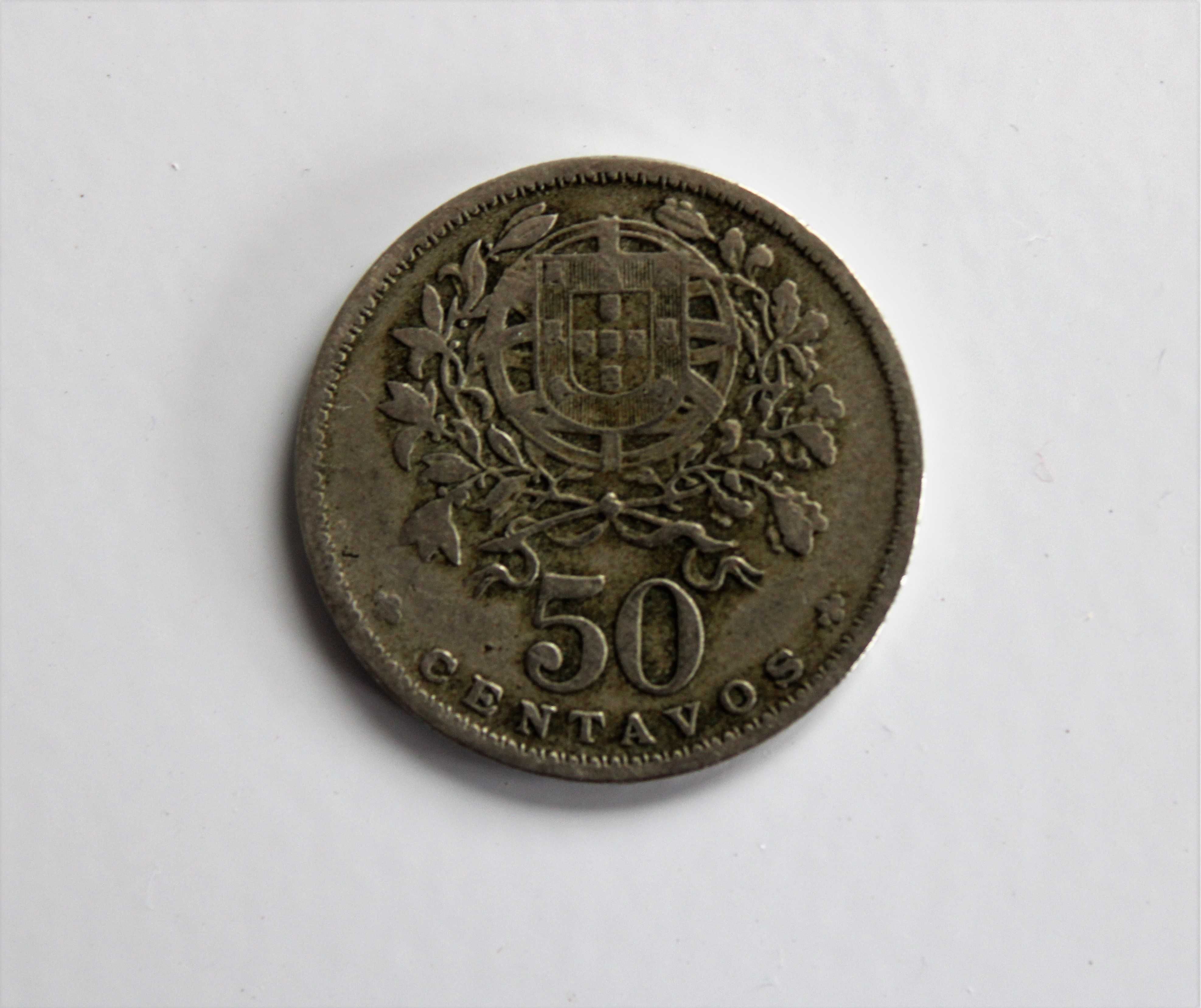 Moeda de 50 centavos de 1938