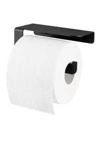 Uchwyt na papier toaletowy czarny wiszący