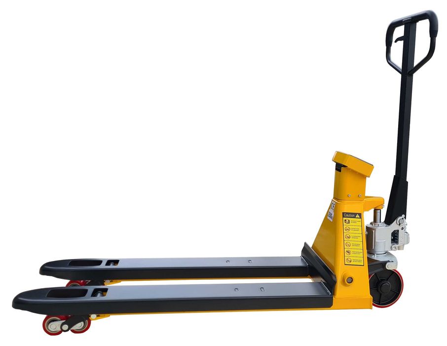Wózek ręczny paletowy paleciak z wagą mobilna KRAFTMANN 2500kg 115cm