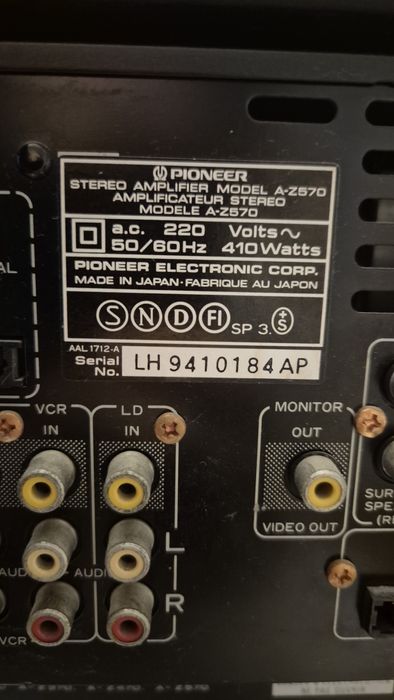 Pioneer Z570 HiFi Komplet A-Z570 + S-Z570 + kolumny
