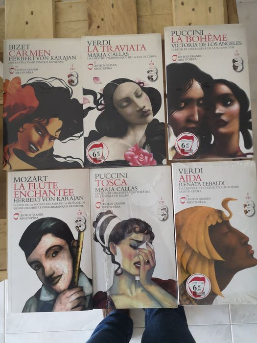 Vendo 6 exemplares da colecção Les Plus Grands Airs D'opera