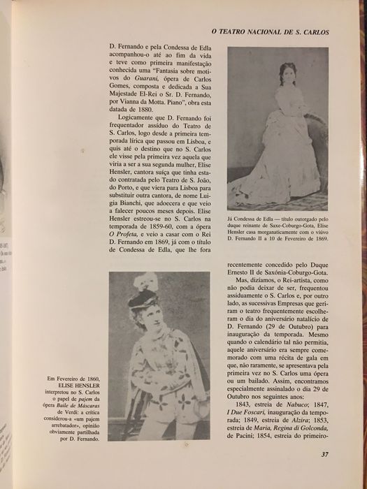 História da Música / O Teatro Nacional de S. Carlos