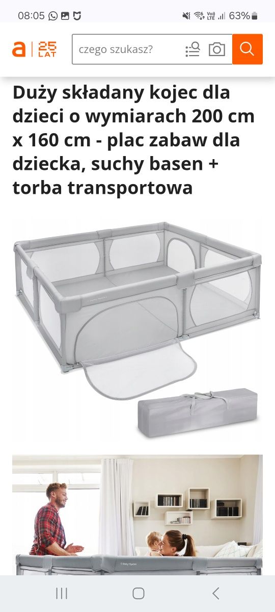 Kojec dla dziecka