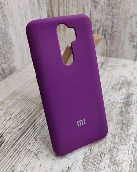 Чехол Silicone Case на Xiaomi Redmi Note 8 Pro Софттач + Микрофибра