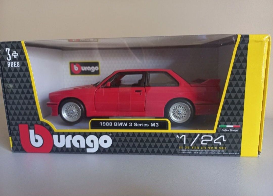 Bburago BMW M3 (E30), skala 1:24