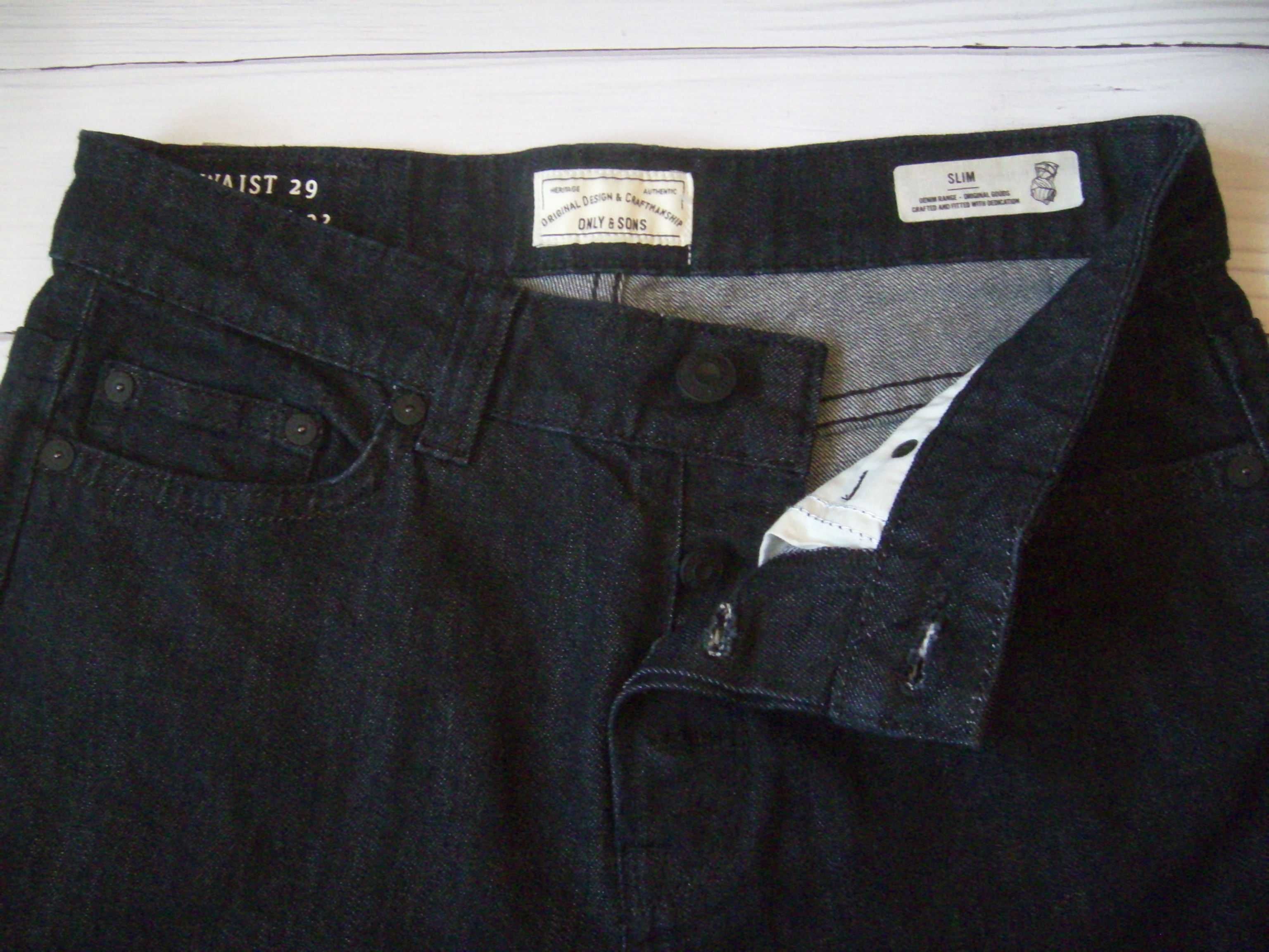 Оригинальные зауженные мужские джинсы only&sons slim+подарок рубашка