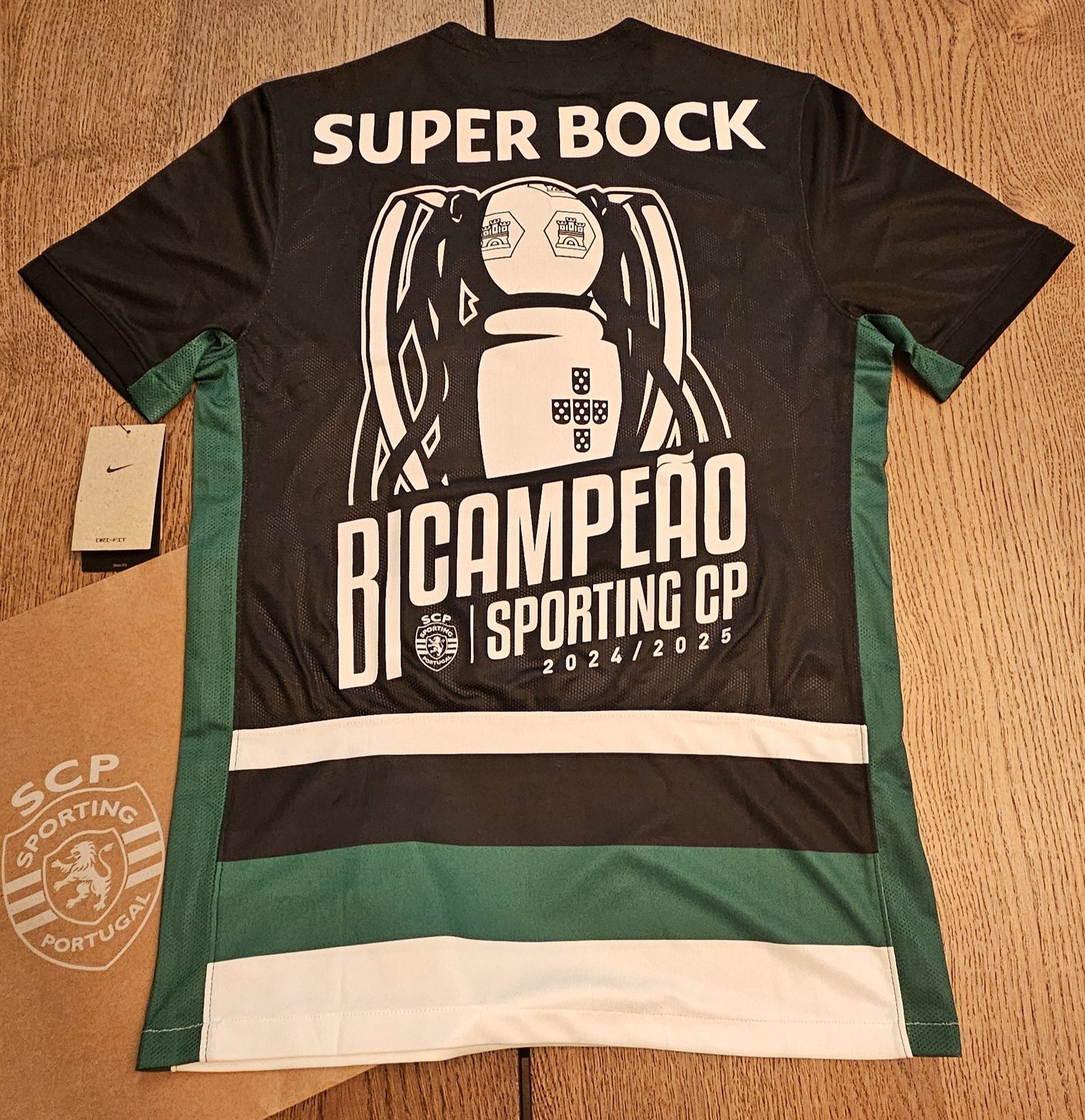 RARÍSSIMA Camisola SPORTING Bicampeão 24/25 – Edição Limitada 1/100