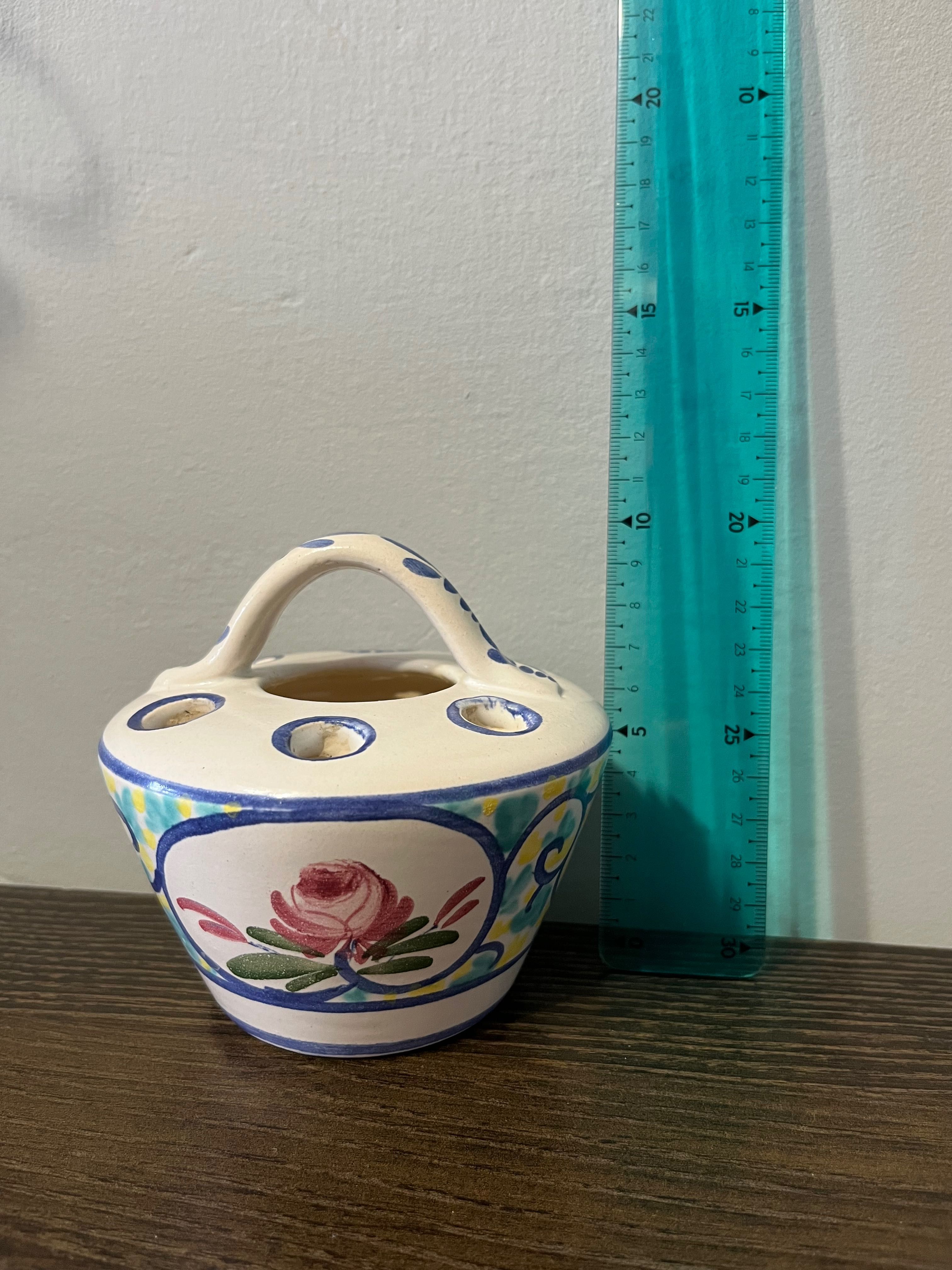 Wazonik ikebana ceramiczna