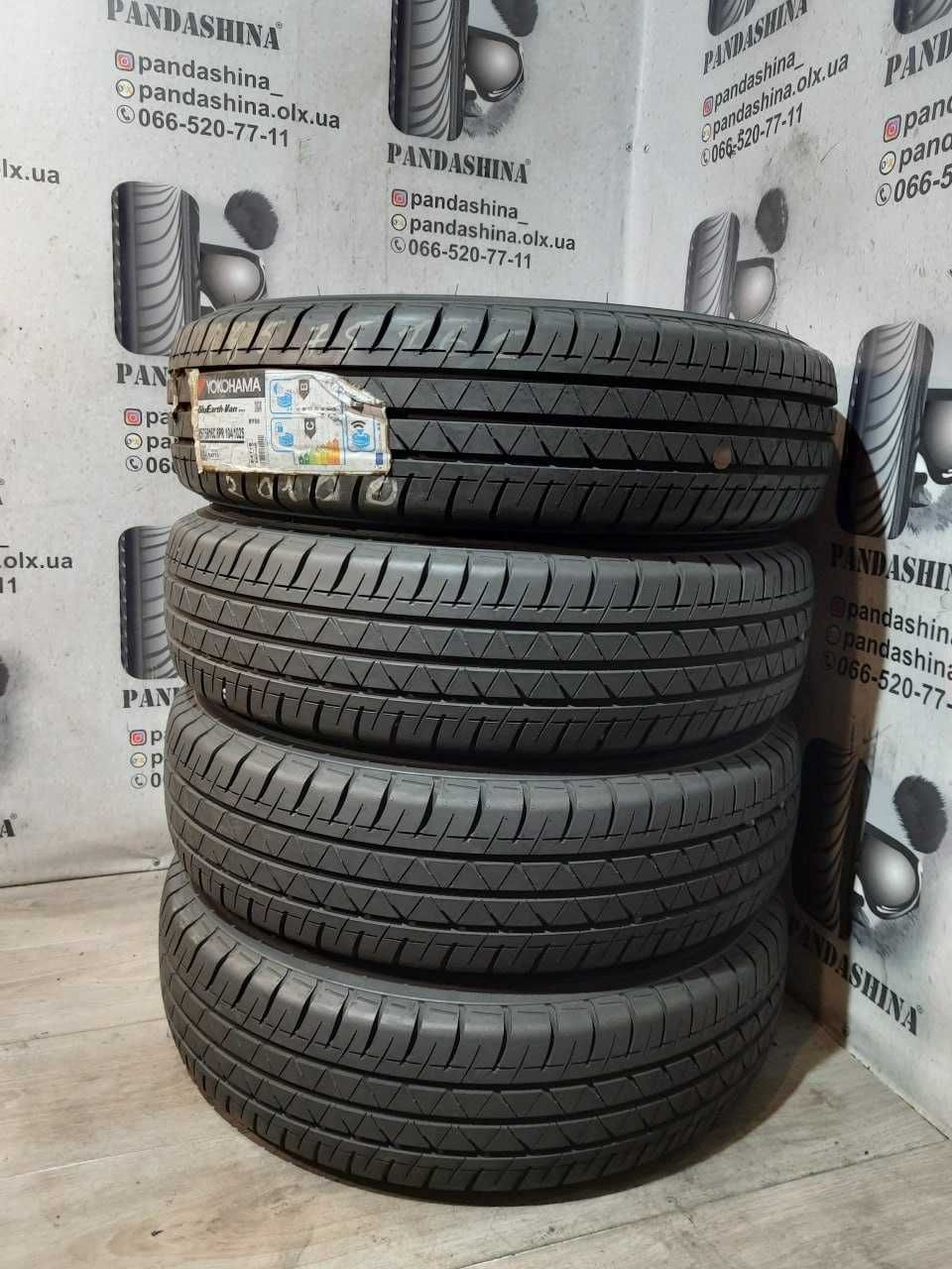 Шини сток 185/75 R16C YOKOHAMA BluEarth-VAN RY55 б/в літо склад