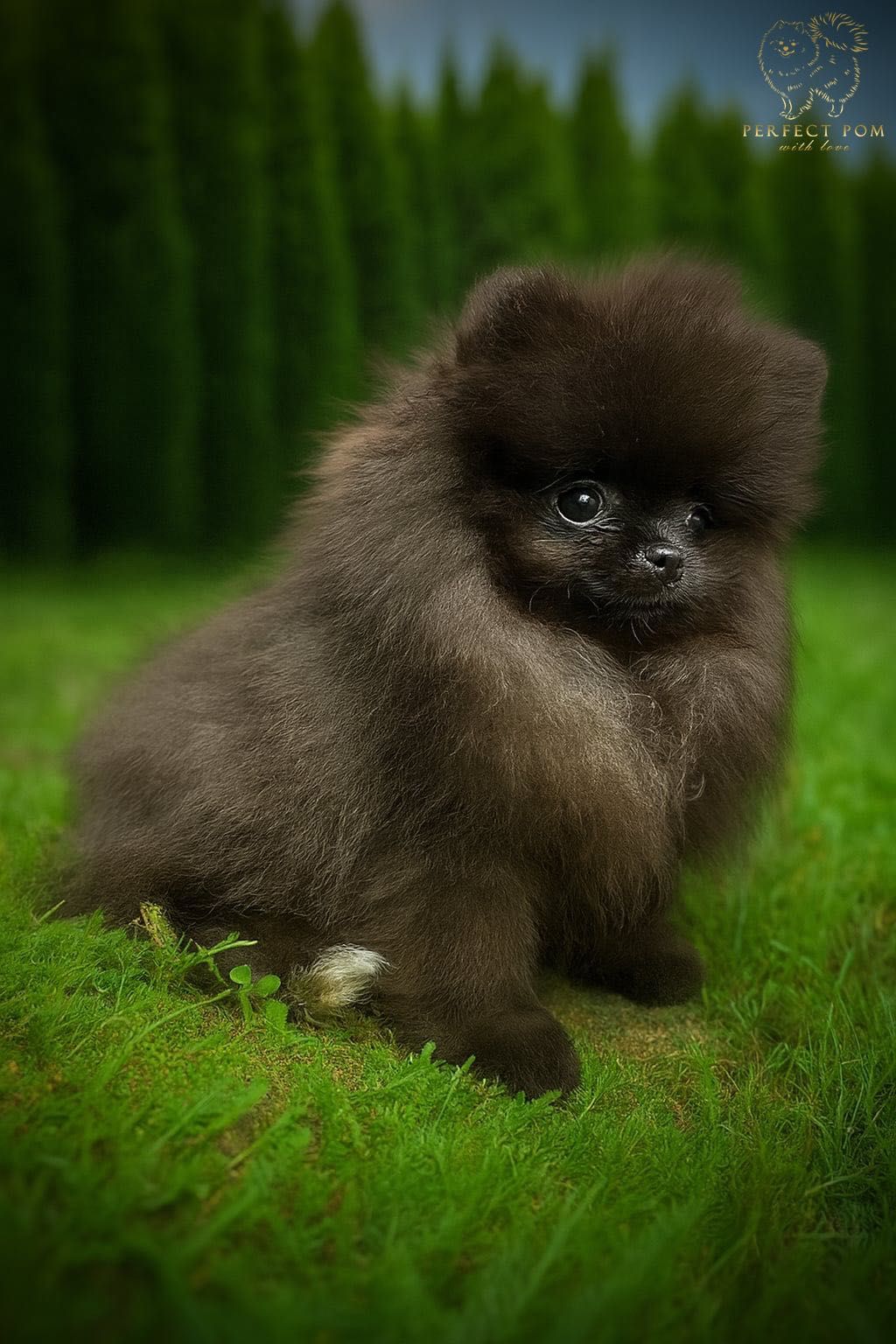 Szpic miniaturowy pomeranian w typie „misia”