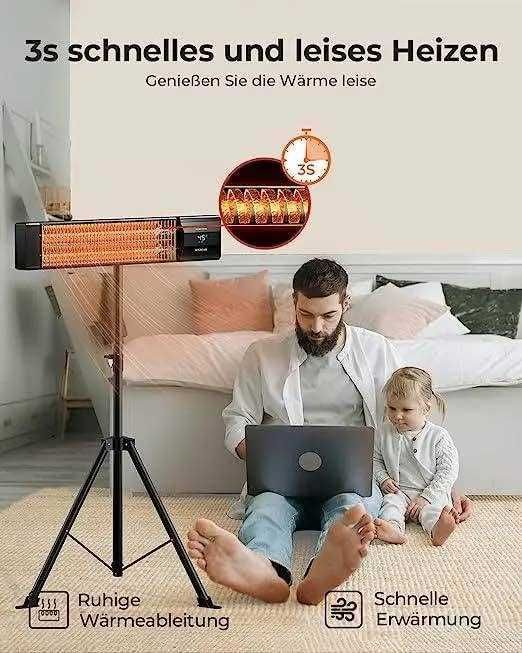 Promiennik podczerwieni MAXOAK 800...3200W Nowy