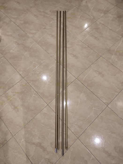 Karnisz dwurzędowy metalowy podwójny 338 cm