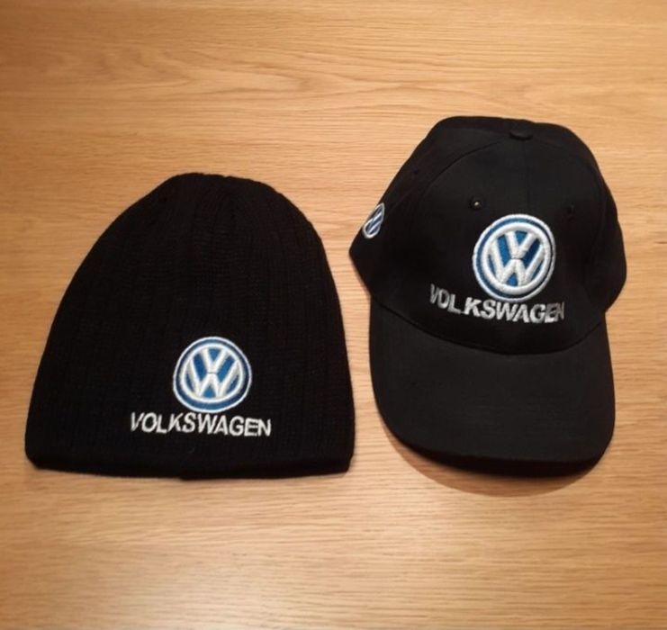 Zestaw 2 czapki vw volkswagen