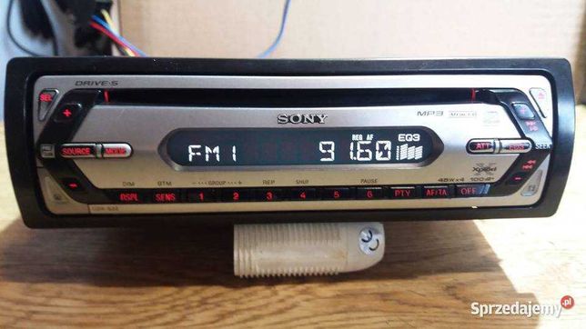 Radio Sony xplod i głośniki samochodowe Pioneer oraz inne np.z ford