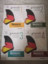 Niemiecki Gramatyka - 4 książki z CD