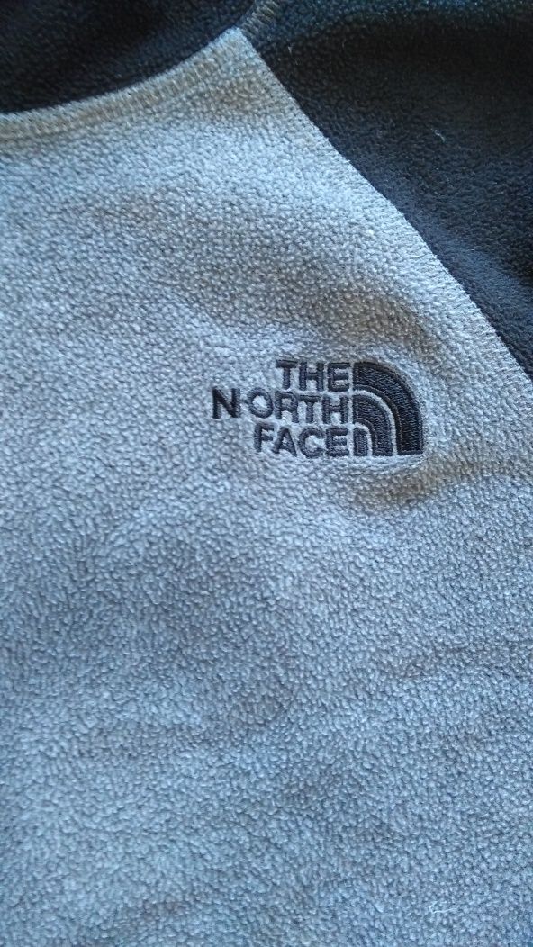 bluza polarowa dziecieca z kapturem(hoodie)The North Face haft logo