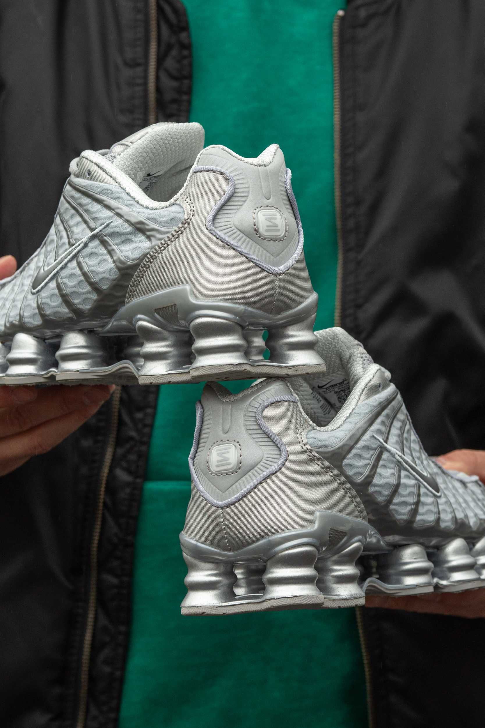Кросівки Nike Shox TL Dark Silver premium