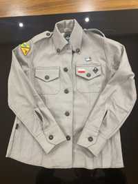 Strój ZHP, mundur + spódniczka 140