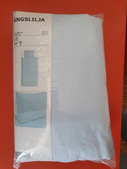 Pościel ANGSLILJA IKEA Poszwa na kołdrę i poszewka 150x200/50x60 cm