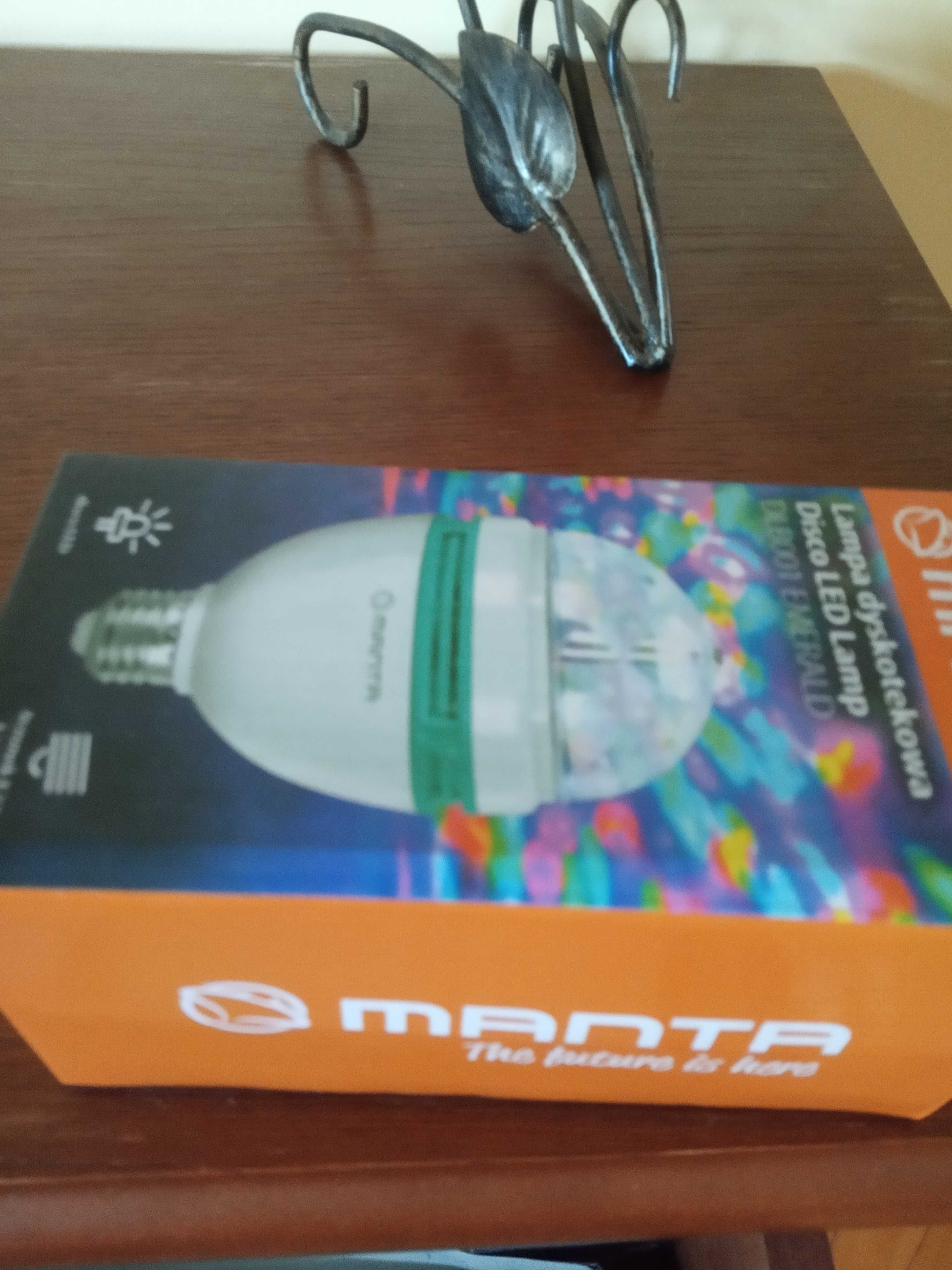 lampa LED kolorowa Manta z przypinaniem