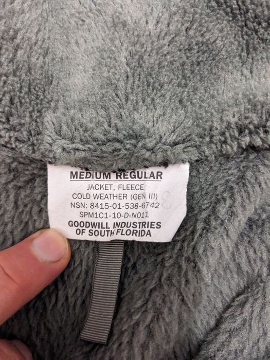 Фліс армії США ECWCS level 3 Polartec MR