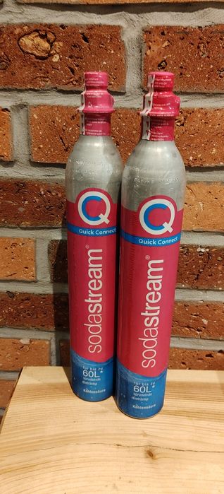 Butle Sodastream nowe Quick Connect pełne