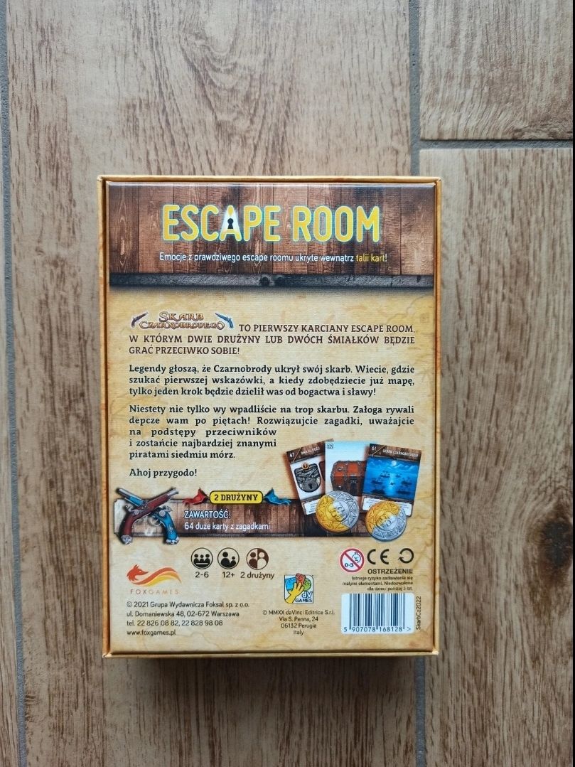 Gra karciana escape room