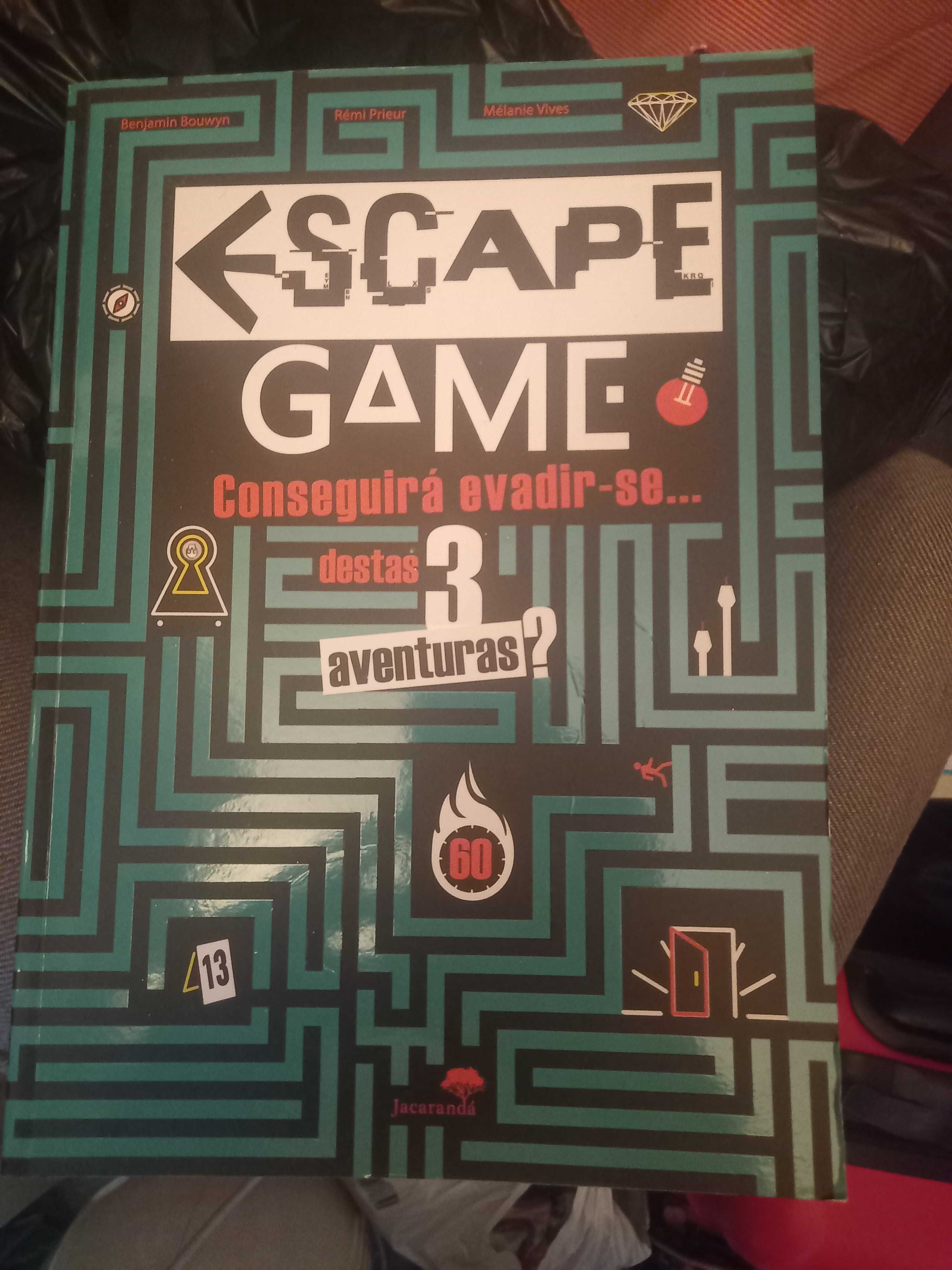 Livro Escape Game - Conseguirá evadir-se