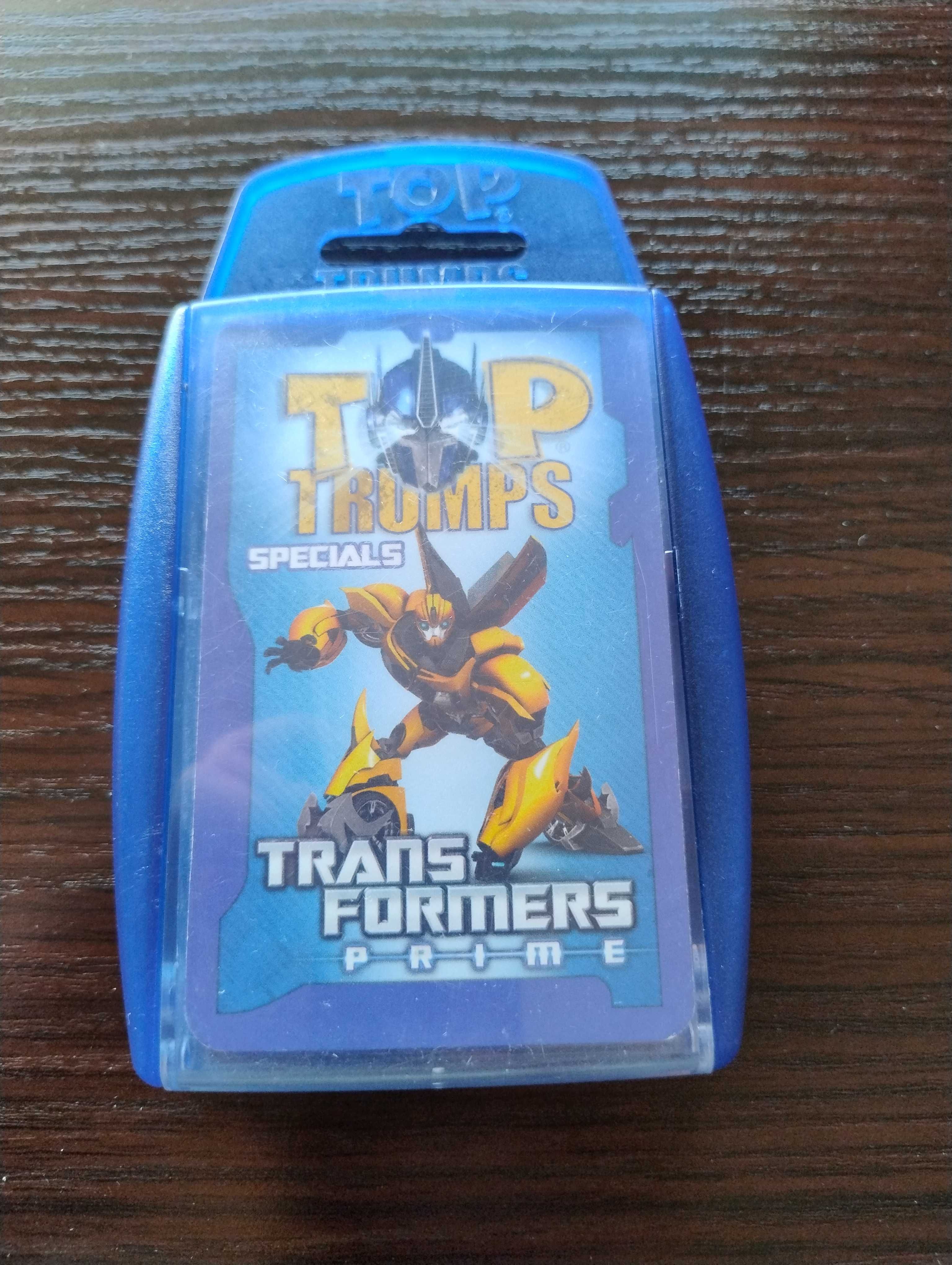 Stare Kolekcjonerskie Karty Top Trumps Transformers
