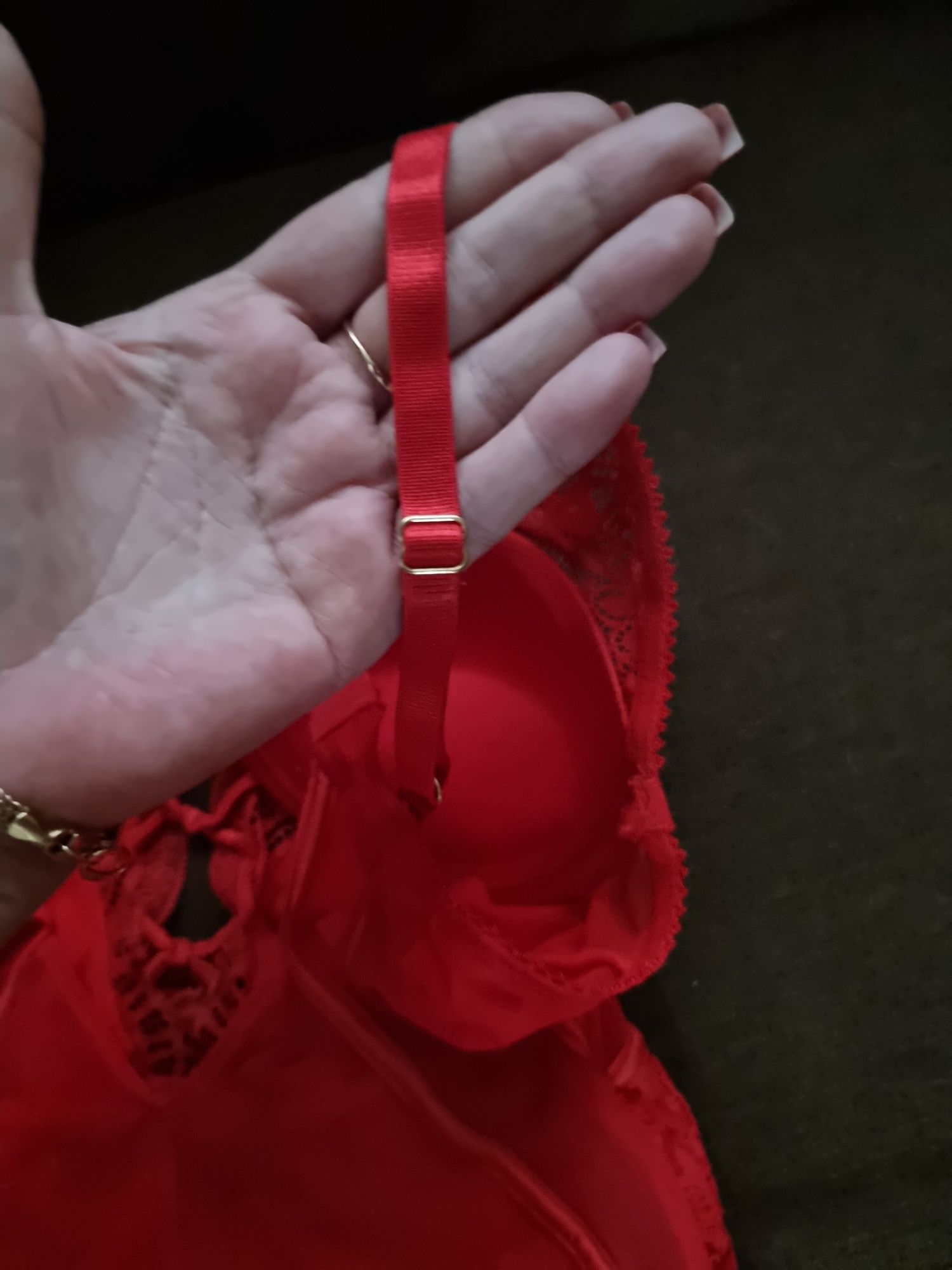 Корсет червоний 75B push up