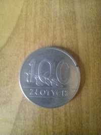 Moneta 100zl z 1990roku
