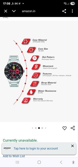 Zegarek Scuderia FERRARI RedRev