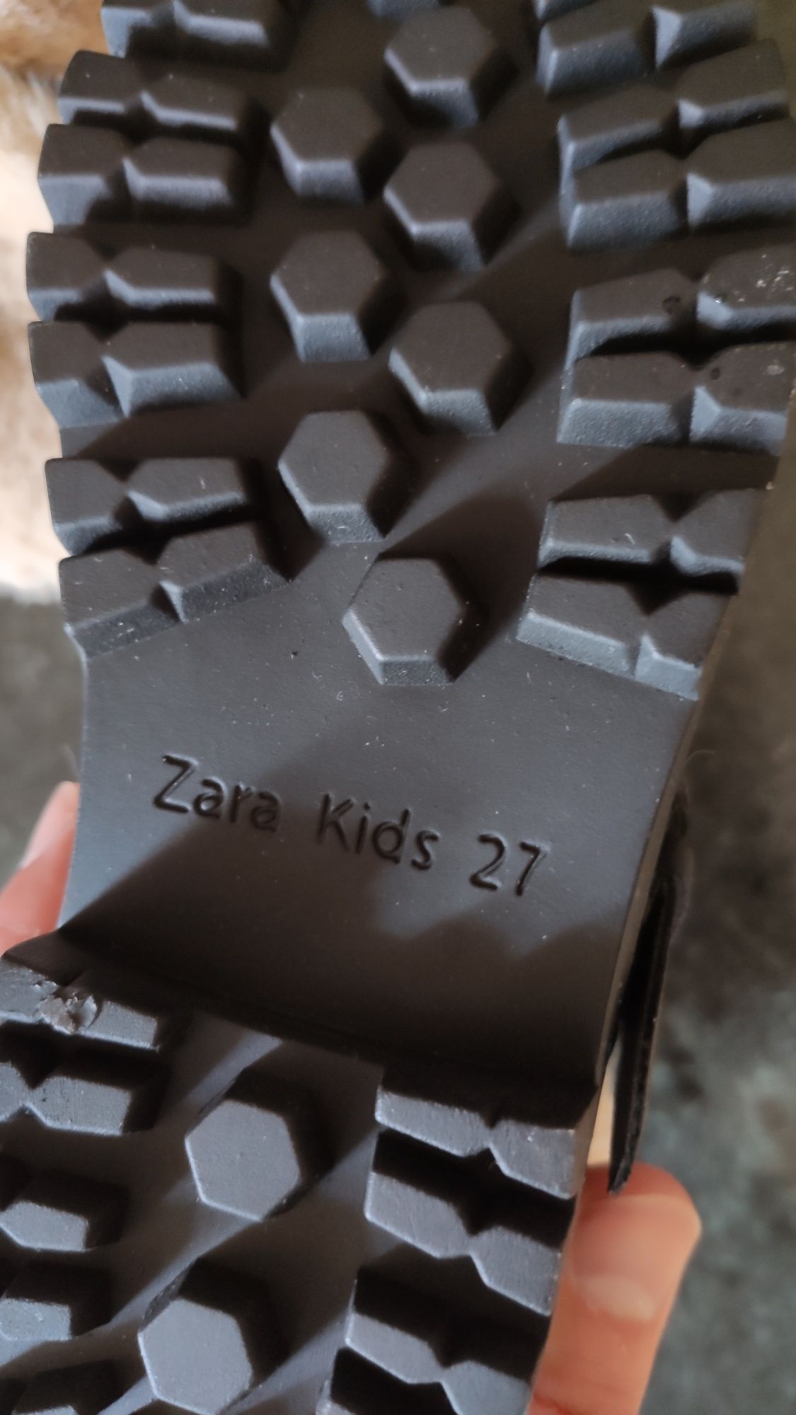 Детские сапоги для девочки Zara