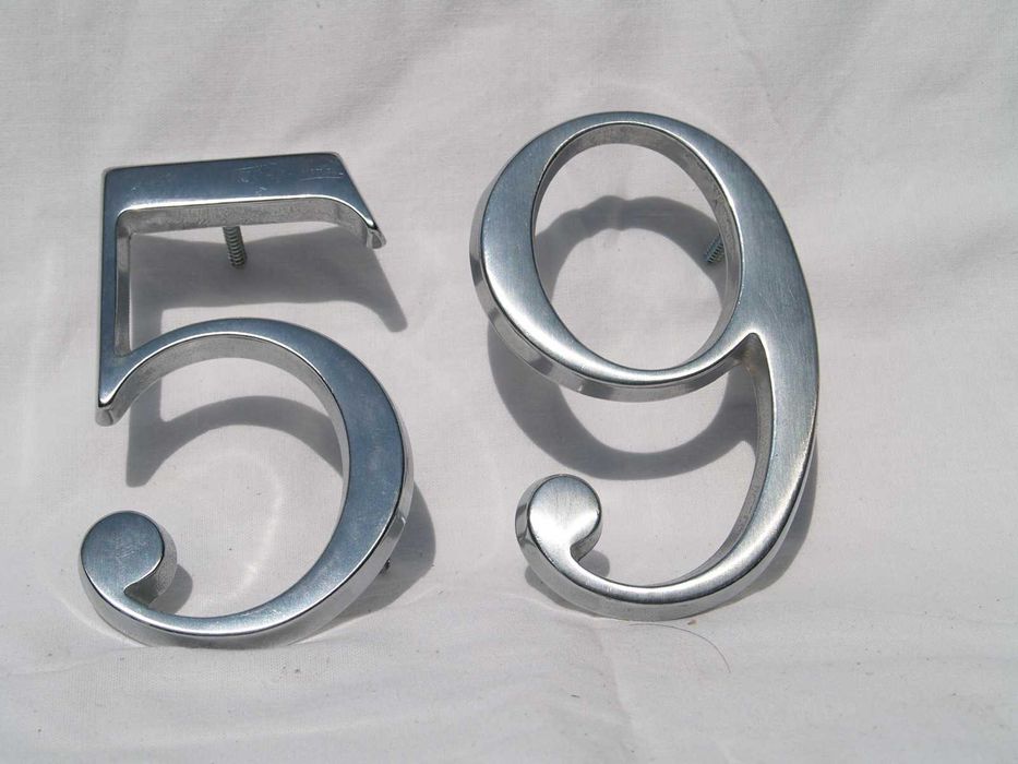 cyfry do numeracji posesji, 68, 56, 95,59