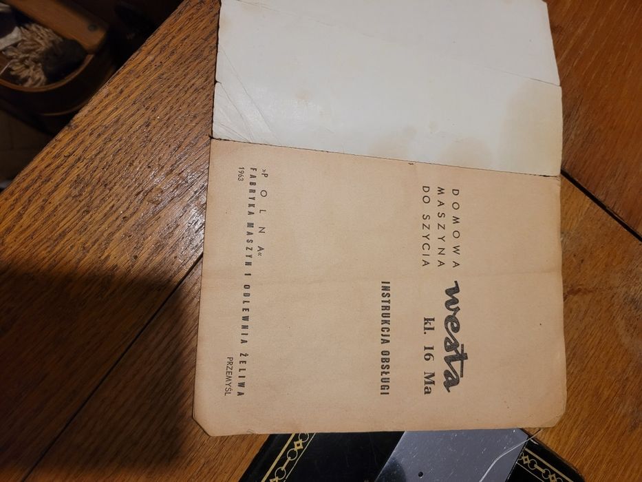 Maszyna do szycia westa