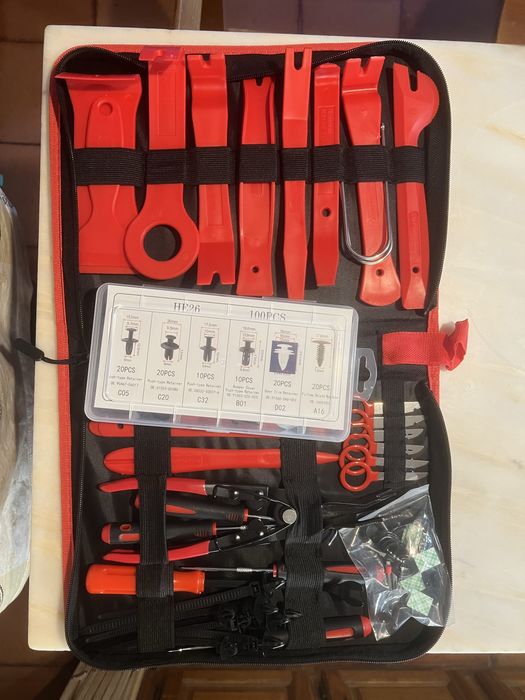 Kit de espatulas para desmontar acabamentos plasticis