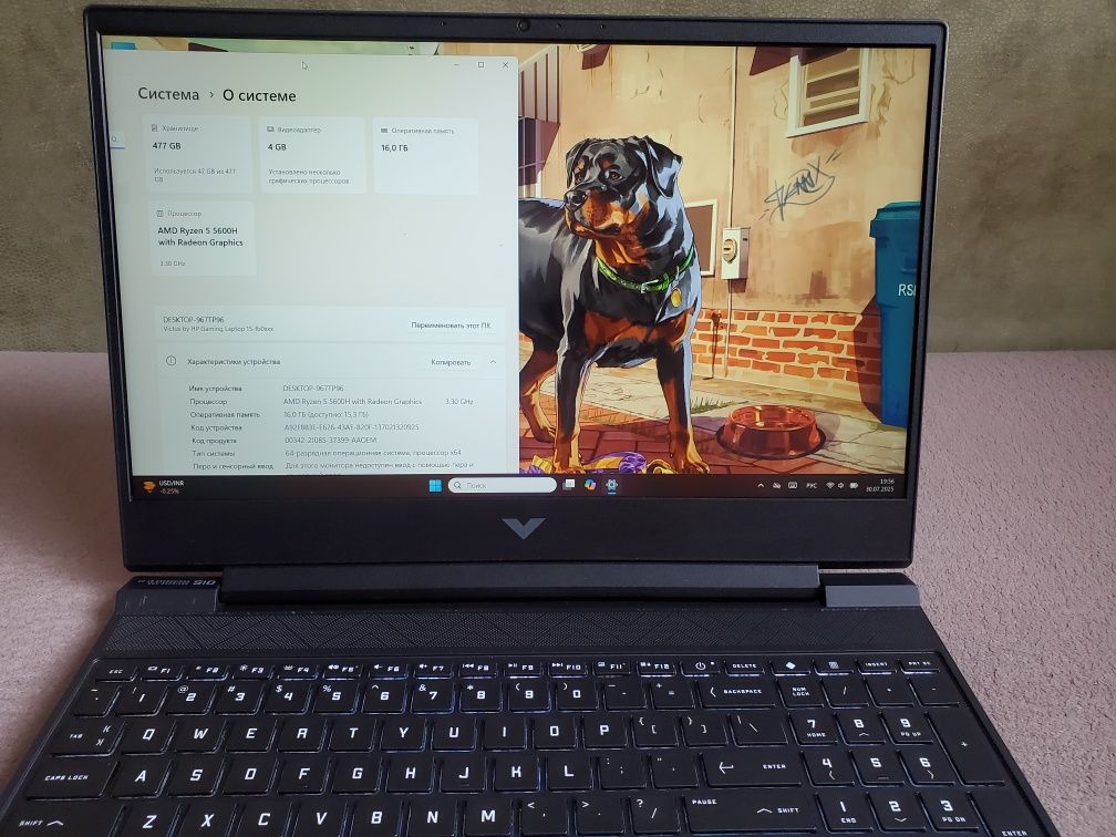 HP-VICTUS. Ryzen5-5600H.GeForce1650. SSD-512. DDR4-16GB. 144Hz.FHD.IPS
