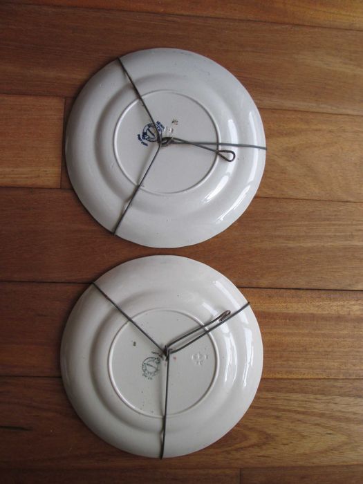 2 Pratos Antigos - Sacavém - Gilman - Decoração REINO