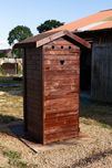 WC drewniane kibelek kibel wychodek ubikacja sławojka
