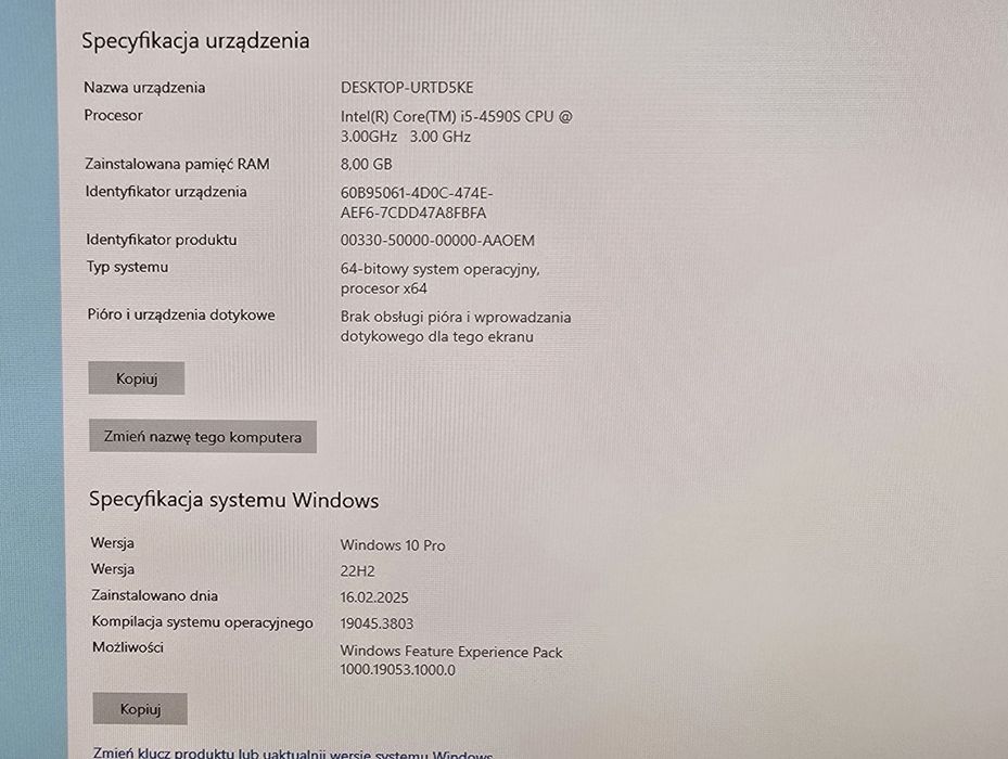 Komputer All in One - Dell Optiplex 9030 i5 8GB 240GB 23" Super stan