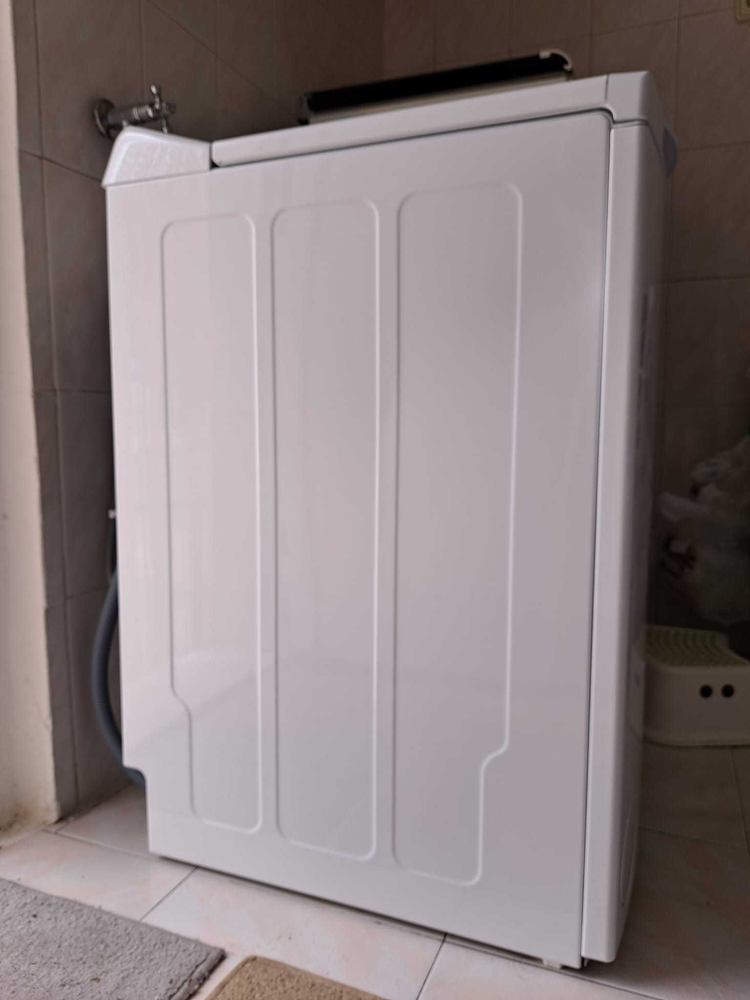 Máquina de lavar roupa abertura em cima (com garantia)